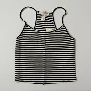 Forever 21 Striped Ribbed Tank Top
